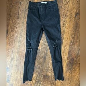 Abercrombie super skinny ankle high rise jeans (size 27)